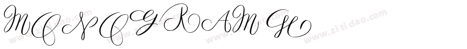 MONOGRAM H字体转换
